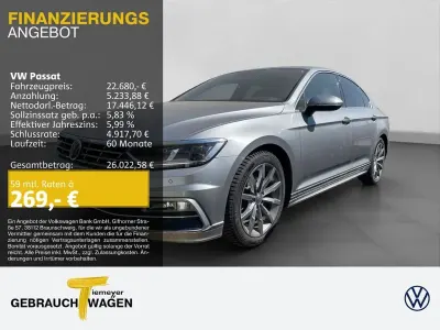 Occasion VW Passat R-line 190 ch (139 kW) 2019 Argent Berline