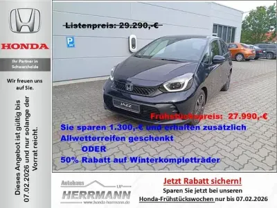 Neu Honda Jazz Advance 122 PS (89 kW) 2025 Midnight blue beam metallic Kleinwagen