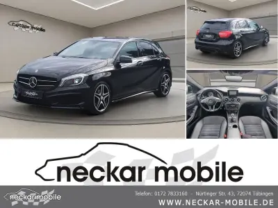 Gebraucht Mercedes A200 AMG line 156 PS (114 kW) 2014 Kosmosschwarz  lack Kleinwagen