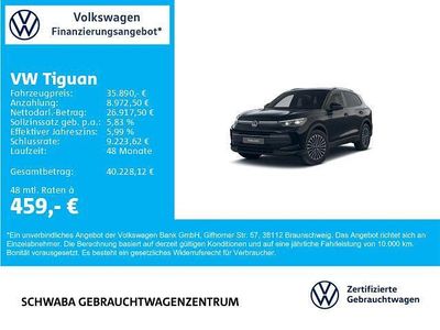 Schwarz Gebraucht 2025 VW Tiguan Goal SUV | 35.890 € (Guter Preis)