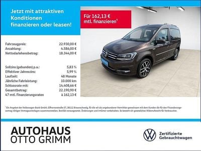 Gebraucht VW Caddy Highline 150 PS (110 kW) 2019 Chestnut brown metallic (metallic) Van / Kleinbus