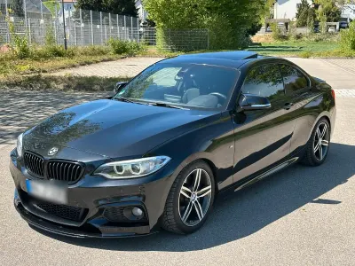 Brugt BMW 225 Shadowline 224 HK (164 kW) 2017 Sort Coupe