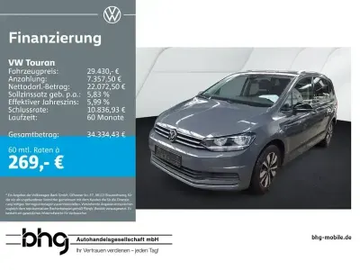 Gebraucht VW Touran Comfortline 150 PS (110 kW) 2025 Grau Van / Kleinbus