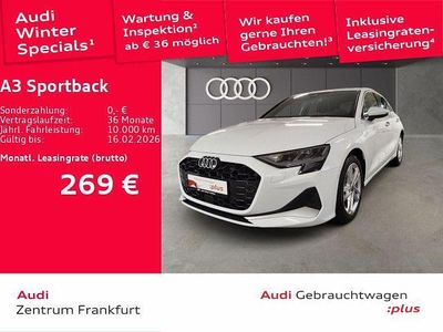 Gletscherweiß metallic Gebraucht 2025 Audi A3 Advanced Plus Limousine | 31.150 € (Superpreis)