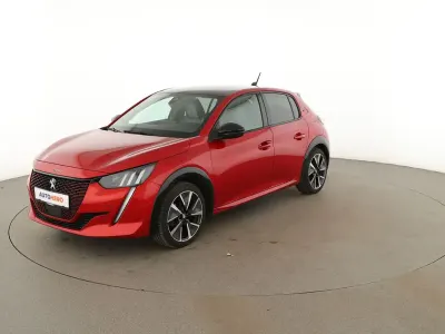 Usata Peugeot e-208 GTi 100 kW (136 CV) 2020 Rosso Utilitaria
