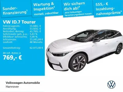 Brugt VW ID.7 GTX 250 kW (340 HK) 2025 Hvid Stationcar