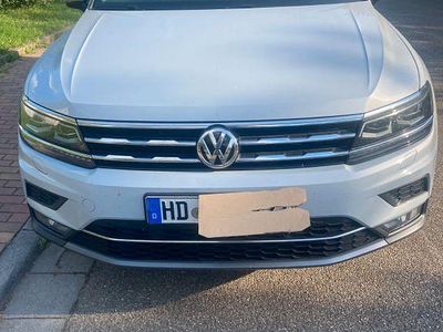Gebraucht VW Tiguan Allspace Highline 190 PS (139 kW) 2018 Weiß SUV