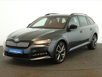 Quarzgrau metallic Gebraucht 2020 Skoda Superb SportLine Kombi | 25.480 € (Teuer)