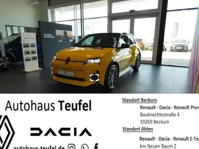 Nowe Renault R5 Iconic 110 kW (150 KM) 2026 Czarny Hatchback