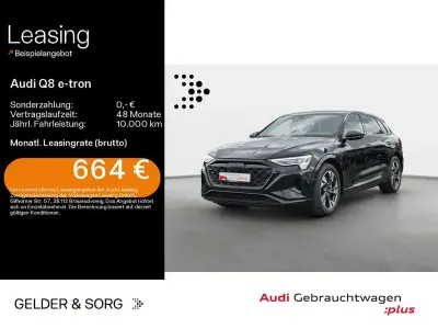Gebraucht Audi Q8 e-tron S-Line 250 kW (340 PS) 2023 Schwarz SUV