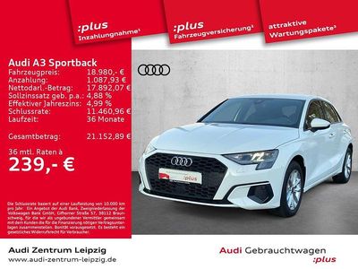 Gebraucht Audi A3 Sport 116 PS (85 kW) 2022 Ibisweiß Limousine