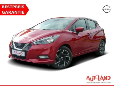 Gebraucht Nissan Micra Acenta 92 PS (67 kW) 2022 Rot Kleinwagen