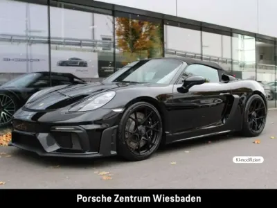 Neu Porsche 718 Spyder RS Chrono 500 PS (367 kW) 2026 Schwarz Cabrio