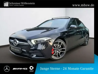Gebraucht Mercedes A35 AMG AMG 306 PS (225 kW) 2021 Metalliclack kosmosschwarz Limousine