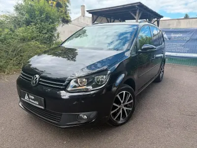 Gebraucht VW Touran Comfortline 105 PS (77 kW) 2012 Schwarz Van / Kleinbus