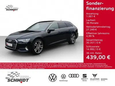 Używany Audi A6 Sport 204 KM (150 kW) 2021 Czarny Kombi