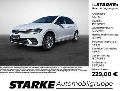 Usata VW Polo Style 95 CV (69 kW) 2022 Bianco Berlina