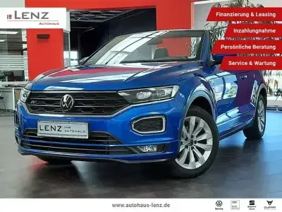 Gebraucht VW T-Roc Cabriolet R-line 150 PS (110 kW) 2021 Blau Cabrio