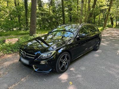 Usata Mercedes C300 AMG line 245 CV (180 kW) 2016 Nero Station wagon