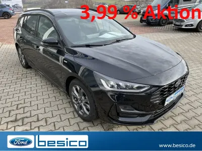 Gebraucht Ford Focus ST-Line X 125 PS (91 kW) 2024 Obsidianschwarz metallic (schwarz) Kombi