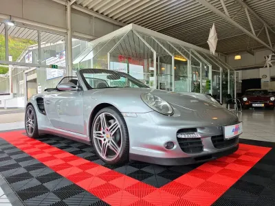 Gebraucht Porsche 997 Turbo 480 PS (353 kW) 2008 Gt silber Cabrio