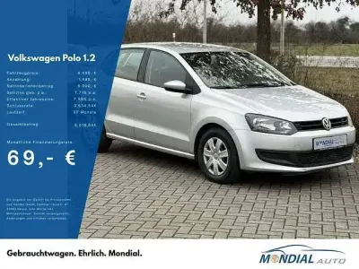 Gebraucht VW Polo Trendline 60 PS (44 kW) 2012 Reflexsilber metallic Kleinwagen