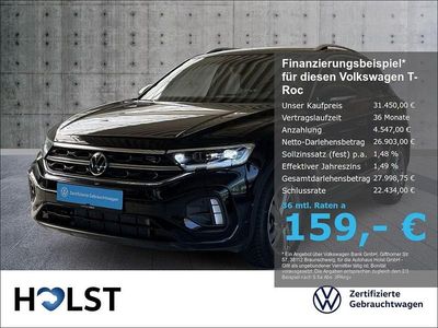 Gebraucht VW T-Roc R-line 150 PS (110 kW) 2025 Schwarz SUV