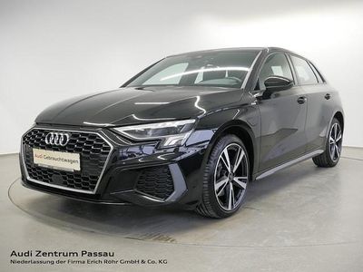 Mythosschwarz metallic Gebraucht 2021 Audi A3 Sportback e-tron S-Line Kleinwagen | 22.900 € (Fairer Preis)