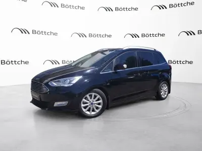 Gebraucht Ford Grand C-Max Titanium 150 PS (110 kW) 2017 Iridiumschwarz metallic Van / Kleinbus