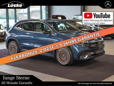 gebraucht Mercedes EQA250 EQA 250Edition 1 AMG denimblau nevagrau Memory