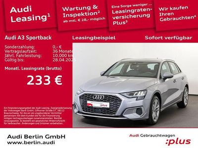 Gebraucht Audi A3 Advanced Plus 116 PS (85 kW) 2024 Florettsilber metallic Limousine