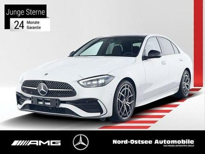 Gebraucht Mercedes C300 AMG 258 PS (189 kW) 2024 Weiß manufaktur lack manufaktur opalithweiß b Limousine