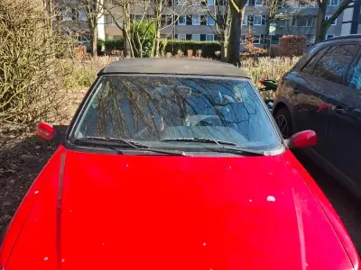 Gebraucht Peugeot 306 Cabriolet 85 PS (62 kW) 1999 Rot Cabrio