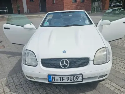 Gebraucht Mercedes SLK200 136 PS (100 kW) 1996 Weiß Cabrio