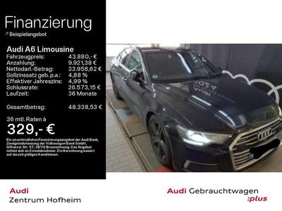 Gebraucht Audi A6 Design 245 PS (180 kW) 2023 Mythosschwarz metallic Limousine