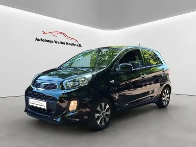 Gebraucht Kia Picanto DREAM-TEAM Edition 67 PS (49 kW) 2015 Schwarz Kleinwagen
