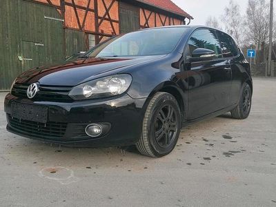 Gebraucht VW Golf VI 80 PS (58 kW) 2009 Schwarz Kleinwagen