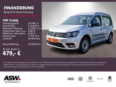 Gebraucht VW Caddy Basis 131 PS (96 kW) 2020 Reflexsilber metallic Van / Kleinbus