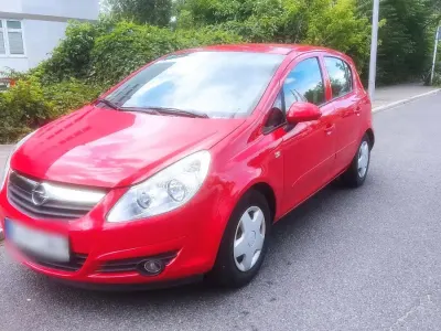 Gebraucht Opel Corsa 80 PS (58 kW) 2007 Rot Kleinwagen