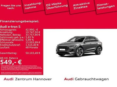 Daytonagrau perleffekt Gebraucht 2022 Audi e-tron Ambiente SUV | 41.950 € (Fairer Preis)