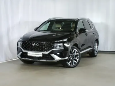 Gebraucht Hyundai Santa Fe Signature 201 PS (147 kW) 2021 Schwarz SUV