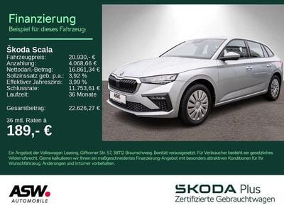 Gebraucht Skoda Scala Essence 116 PS (85 kW) 2025 Brilliantsilber metallic Kleinwagen