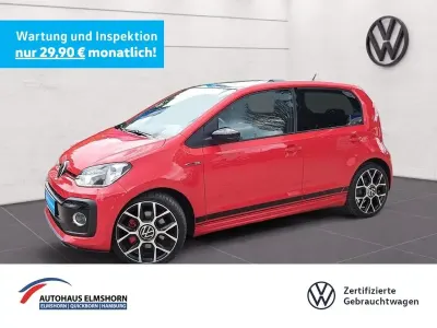 Gebraucht VW up! GTI 116 PS (85 kW) 2021 Tornadorot deep black perleff Kleinwagen