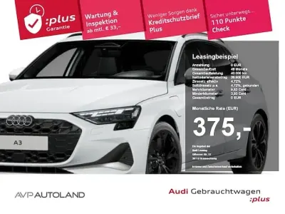 Gebraucht Audi A3 Sportback e-tron Comfort 204 PS (150 kW) 2026 Gletscherweiß metallic Kleinwagen