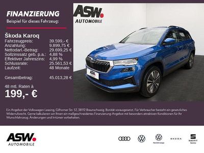 Raceblau metallic Neu 2025 Skoda Karoq SUV | 39.599 € (Teuer)