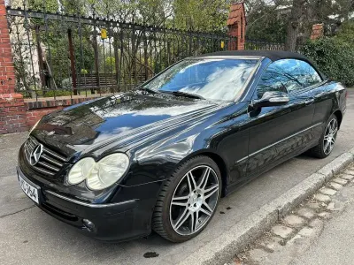 Używany Mercedes CLK240 Avantgarde 170 KM (125 kW) 2004 Czarny Kabriolet