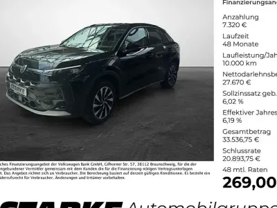 Neu VW T-Roc Life 150 PS (110 kW) 2026 Schwarz (grenadillschwarz metallic) SUV