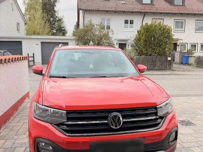 Gebraucht VW T-Cross 95 PS (69 kW) 2019 Rot SUV