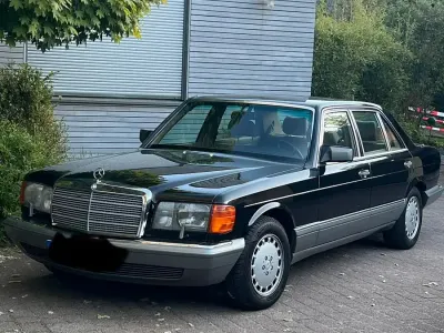 Gebraucht Mercedes 420 204 PS (150 kW) 1986 Schwarz Limousine