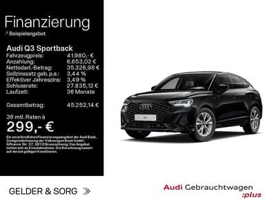 Second-hand Audi Q3 Sportback S-Line 150 CP (110 kW) 2025 Negru SUV